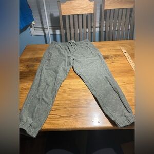 Athleta Sage Green Printed Farallon Drawstring Joggers Size 16